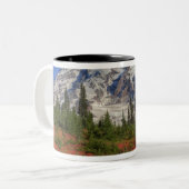 WA, Rainier National Park, Paradise Valley Zweifarbige Tasse (Vorderseite Links)