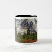 WA, Rainier National Park, Paradise Valley Zweifarbige Tasse (Mittel)