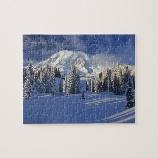 WA, Rainier NP, Rainier und Paradise Puzzle (Horizontal)