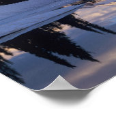 WA, Rainier NP, Rainier und Wolken Poster (Ecke)