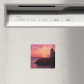 WA, San Juan Island, Limon Kiln Lighthouse, 1919, Magnet (In Situ (Geschirrspüler))