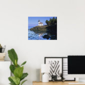 WA, San Juan Island, Limoner Kiln Leuchtturm Poster (Heimbüro)