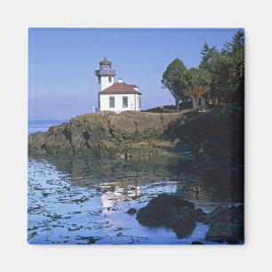 WA, San Juan Island, Limoner Leuchtturm von Kiln Magnet