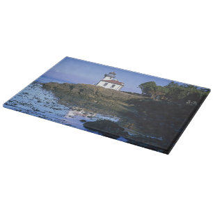 WA, San Juan Island, Limoner Leuchtturm von Kiln Schneidebrett