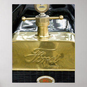 WA, Seattle, ein klassisches amerikanisches Auto. Poster