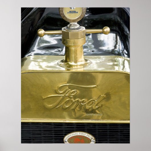 WA, Seattle, ein klassisches amerikanisches Auto. Poster (Vorne)