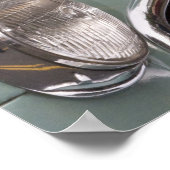 WA, Seattle, ein klassisches amerikanisches Auto.  Poster (Ecke)