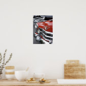 WA, Seattle, ein klassisches amerikanisches Auto. Poster (Küche)
