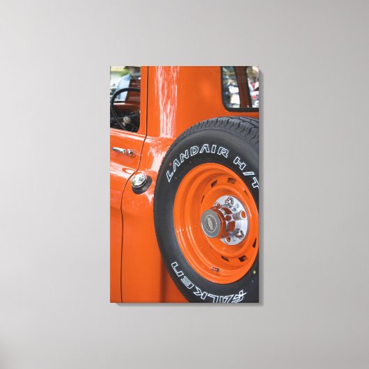 WA, Seattle, Klassischer Lieferwagen. Leinwanddruck (Vorderseite)