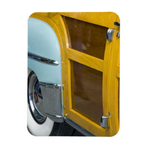 WA, Seattle, klassisches amerikanisches Auto. 2 Magnet