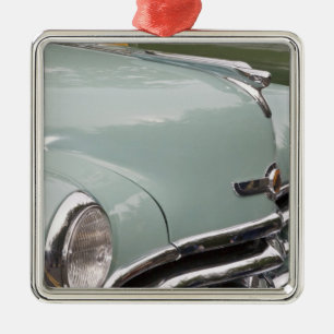 WA, Seattle, klassisches amerikanisches Auto. 3 Ornament Aus Metall