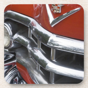 WA, Seattle, klassisches amerikanisches Auto. 4 Getränkeuntersetzer