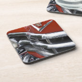 WA, Seattle, klassisches amerikanisches Automobil. Getränkeuntersetzer (Linke Seite)