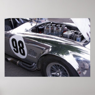 WA, Seattle, klassisches amerikanisches Automobil. Poster