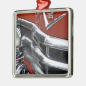 WA, Seattle, klassisches amerikanisches Automobil. Silbernes Ornament (Links)