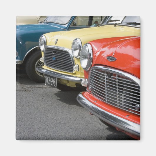 WA, Seattle, klassisches britisches Auto. Magnet (Vorne)
