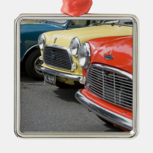 WA, Seattle, klassisches britisches Automobil. Ornament Aus Metall
