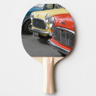 WA, Seattle, klassisches britisches Automobil. Tischtennis Schläger