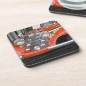 WA, Seattle, klassisches deutsches Automobil. 2 Getränkeuntersetzer (Linke Seite)