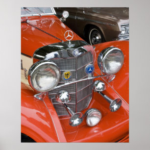 WA, Seattle, klassisches deutsches Automobil. Poster