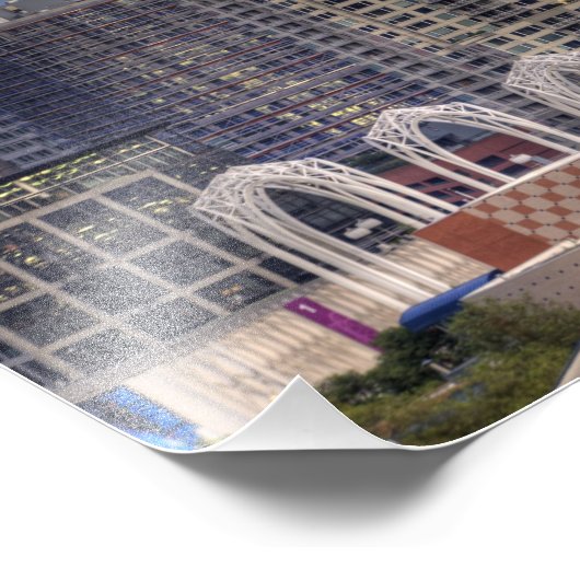 WA, Seattle, Monte Rainier aus Kerry Park Fotodruck (Ecke)