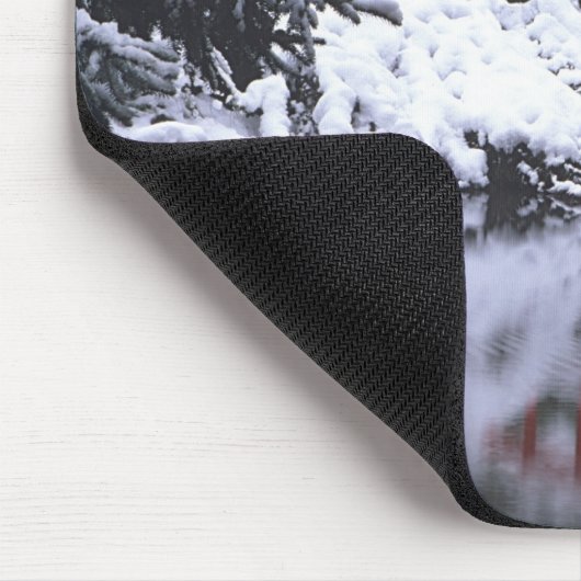 WA, Seattle, Moon-Brücke und Teich nach Winter 2 Mousepad (Ecke)