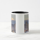 WA, Seattle, Mount Rainier aus Kerry Park Tasse (Zentrum)