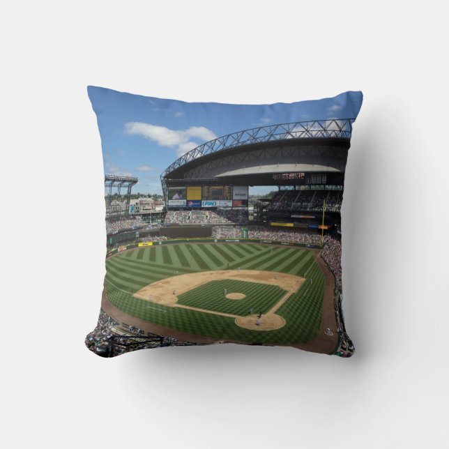 WA, Seattle, Safeco Field, Mariners Baseball Kissen (Vorderseite)