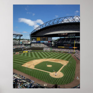 WA, Seattle, Safeco Field, Mariners Baseball Poster