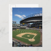 WA, Seattle, Safeco Field, Mariners Baseball Postkarte (Vorne/Hinten)