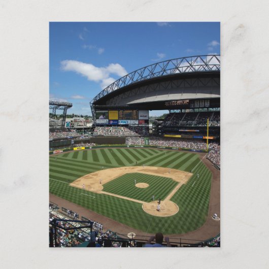 WA, Seattle, Safeco Field, Mariners Baseball Postkarte (Vorderseite)