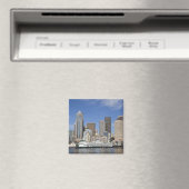 WA, Seattle, Seattle Skyline mit Fähre Magnet (In Situ (Geschirrspüler))