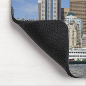 WA, Seattle, Seattle Skyline mit Fähre Mousepad (Ecke)