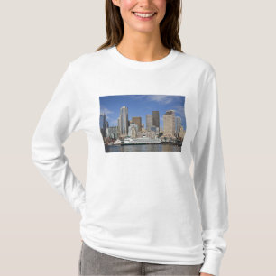 WA, Seattle, Seattle-Skyline mit Fähre T-Shirt