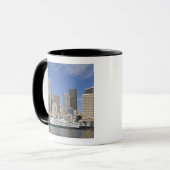 WA, Seattle, Seattle Skyline mit Fähre Tasse (Vorderseite Links)