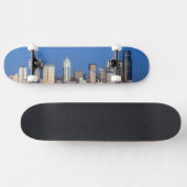 WA, Seattle, Seattle Skyline und Elliott Bay 3 Skateboard (Horizontal)