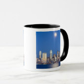 WA, Seattle, Seattle Skyline und Elliott Bay 3 Tasse (VorderseiteRechts)