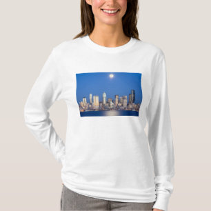 WA, Seattle, Skyline von Seattle und Elliott Bay 3 T-Shirt