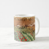 WA Skagi Valley Tulip Fields Spring Dreaming Kaffeetasse (VorderseiteRechts)