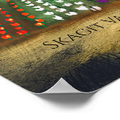 WA Skagi Valley Tulip Fields Spring Dreaming Poster (Ecke)