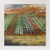 WA Skagit Tulip Fields Spring Dream Puzzle (Vertikal)