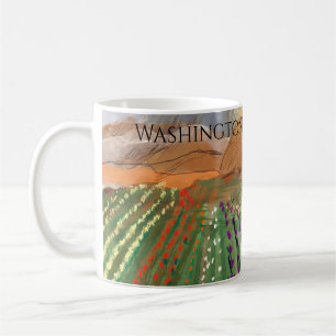 WA Skagit Tulip Fields von WA Skagit Tulip Kaffeetasse