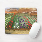 WA Skagit Tulip Fields von WA Skagit Tulip Mousepad (Mit Mouse)