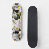WA, Skagit Valley, Daffodil-Muster Skateboard (Vorderseite)