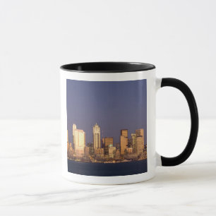 WA, Skyline Seattles, Seattle und Elliotts bellen, Tasse