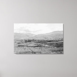 WA Town View und Orchard Fotograf Leinwanddruck