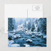 WA, Watchee National Forest, Kaskade Postkarte (Vorne/Hinten)