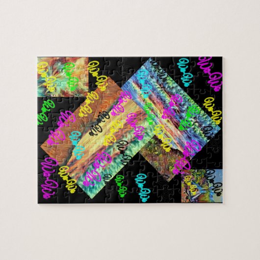 Wa-Wo Wave NFT Art Collection CLOUDY CLOUDS 23/30 Puzzle (Horizontal)