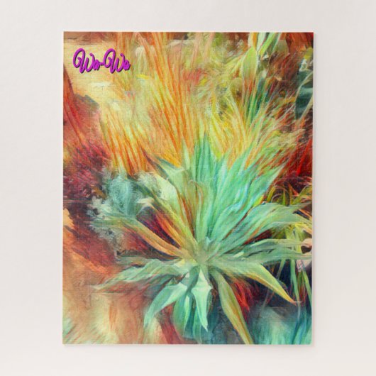 Wa-Wo Wave NFT Art Collection DRITTSTE ERFOLGREICH Puzzle (Vertikal)