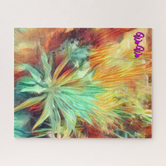 Wa-Wo Wave NFT Art Collection DRITTSTE ERFOLGREICH Puzzle (Horizontal)